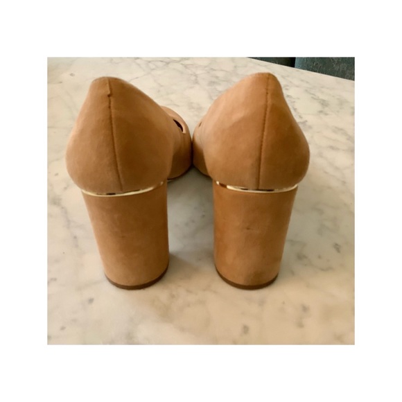 Ann Taylor Kaia Block Heeled Pump. Spiced Chai. Size 10 - Picture 4 of 8